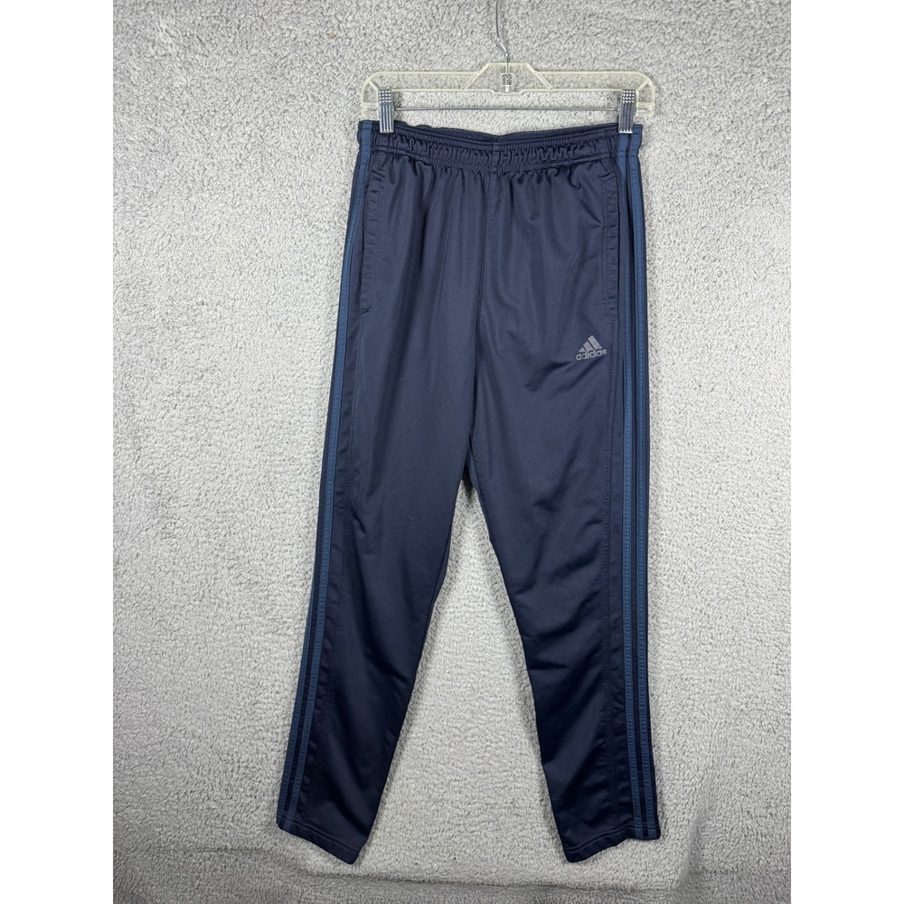 Adidas Mens Navy Blue Primegreen Three Stripe Track Pants IC4468 Size M